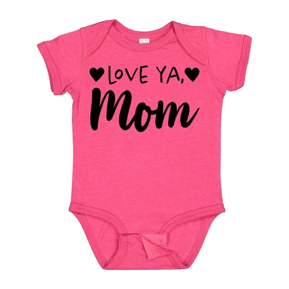 Inktastic Love Ya, Mom- Mothers Day Boys or Girls Baby Bodysuit