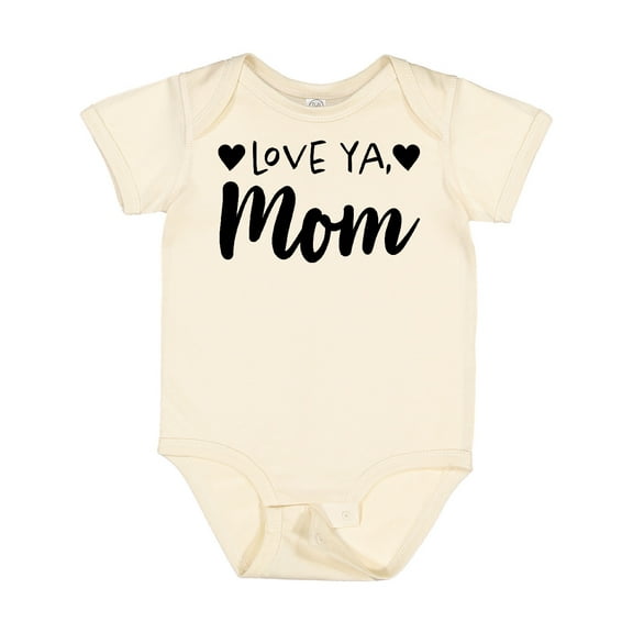 Inktastic Love Ya, Mom- Mothers Day Boys or Girls Baby Bodysuit