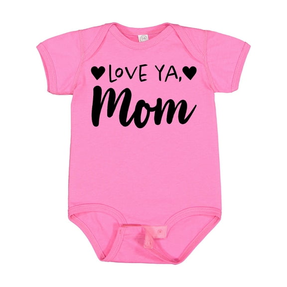 Inktastic Love Ya, Mom- Mothers Day Boys or Girls Baby Bodysuit