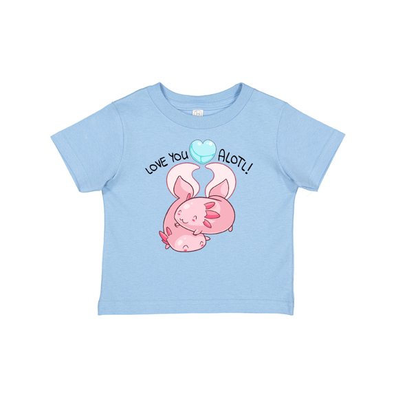 Inktastic Love You Alotl Cute Axolotl Valentines Boys or Girls Baby T-Shirt