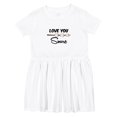 thumbnail image 1 of Inktastic Love You Smore Marshmallow Girls Toddler Dress, 1 of 5