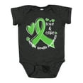 thumbnail image 1 of Inktastic Love and Care Mental Health Awareness Green Ribbon Boys or Girls Baby Bodysuit, 1 of 5