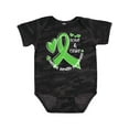 thumbnail image 1 of Inktastic Love and Care Mental Health Awareness Green Ribbon Boys or Girls Baby Bodysuit, 1 of 5