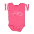 thumbnail image 1 of Inktastic Love in Red and Pink with Heart Boys or Girls Baby Bodysuit, 1 of 5