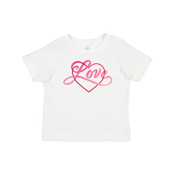 Inktastic Love in Red and Pink with Heart Boys or Girls Baby T-Shirt