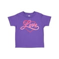 thumbnail image 1 of Inktastic Love in Red and Pink with Heart Boys or Girls Toddler T-Shirt, 1 of 5