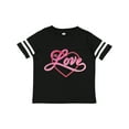 thumbnail image 1 of Inktastic Love in Red and Pink with Heart Boys or Girls Toddler T-Shirt, 1 of 5