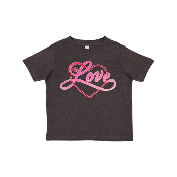 Inktastic Love in Red and Pink with Heart Boys or Girls Toddler T-Shirt