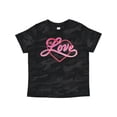 thumbnail image 1 of Inktastic Love in Red and Pink with Heart Boys or Girls Toddler T-Shirt, 1 of 5