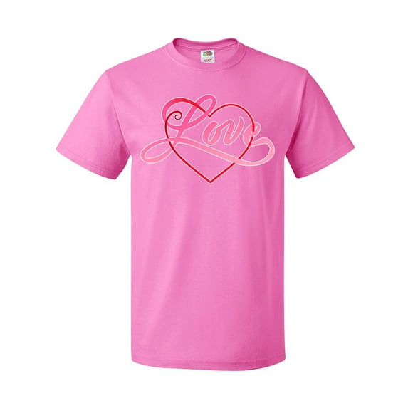 Inktastic Love in Red and Pink with Heart T-Shirt