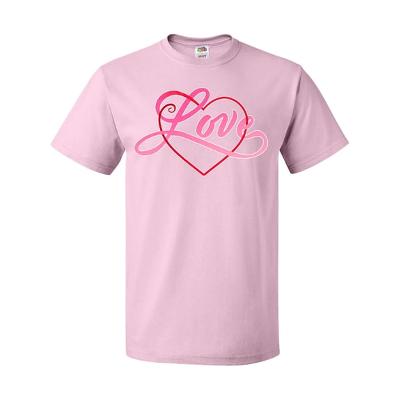 Inktastic Love in Red and Pink with Heart T-Shirt