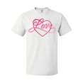 thumbnail image 1 of Inktastic Love in Red and Pink with Heart T-Shirt, 1 of 5