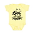 thumbnail image 1 of Inktastic Love is a 4 Legged Word with Cat Ears and Whiskers Boys or Girls Baby Bodysuit, 1 of 5