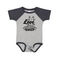 thumbnail image 1 of Inktastic Love is a 4 Legged Word with Cat Ears and Whiskers Boys or Girls Baby Bodysuit, 1 of 5