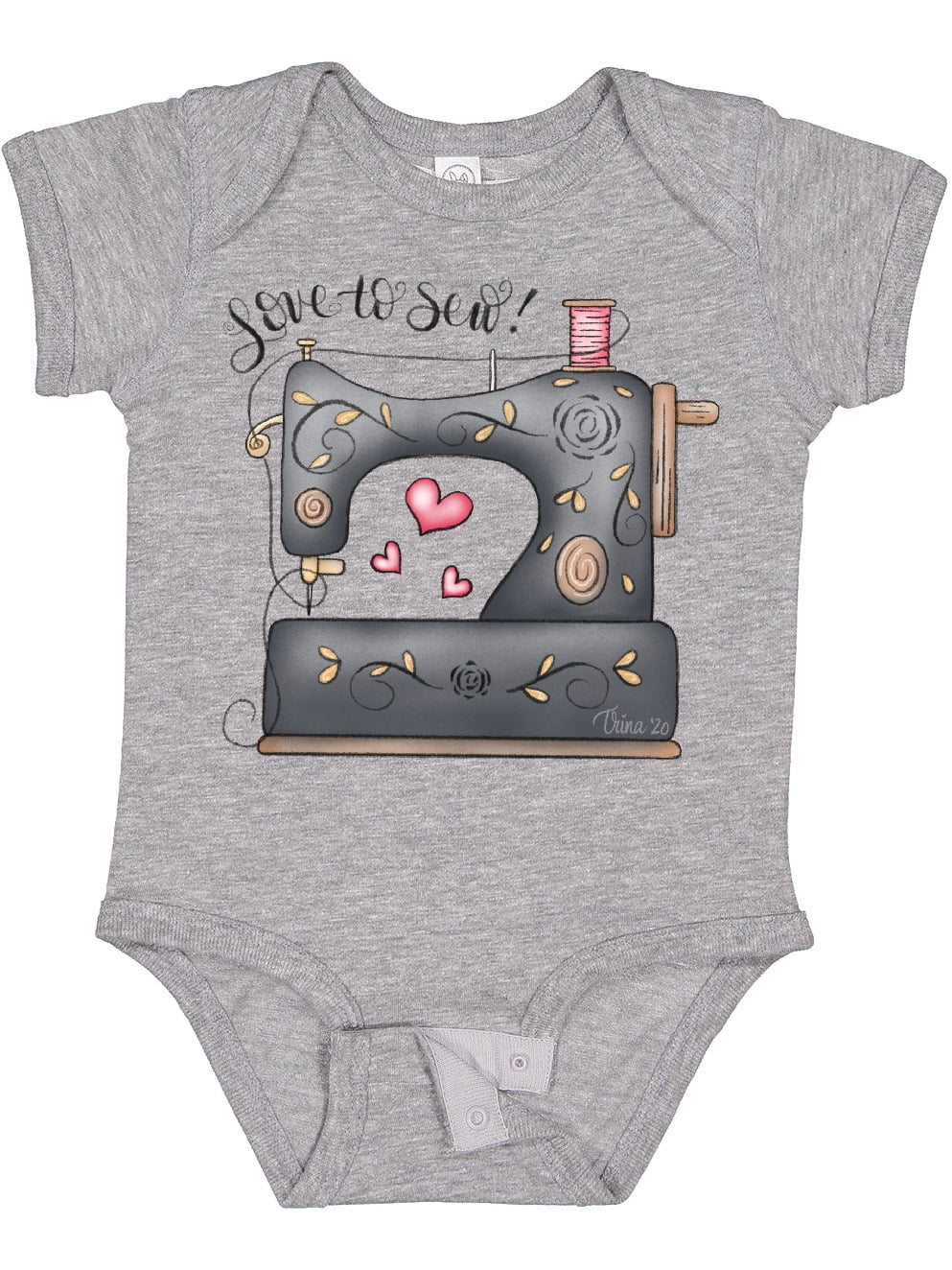 Tiny Nest Mimi And Papa Love Me Baby Bodysuit Boys Girls One-Piece