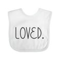 thumbnail image 1 of Inktastic Loved Boys or Girls Baby Bib, 1 of 4