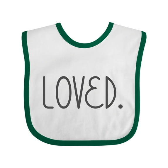 Inktastic Loved Boys or Girls Baby Bib