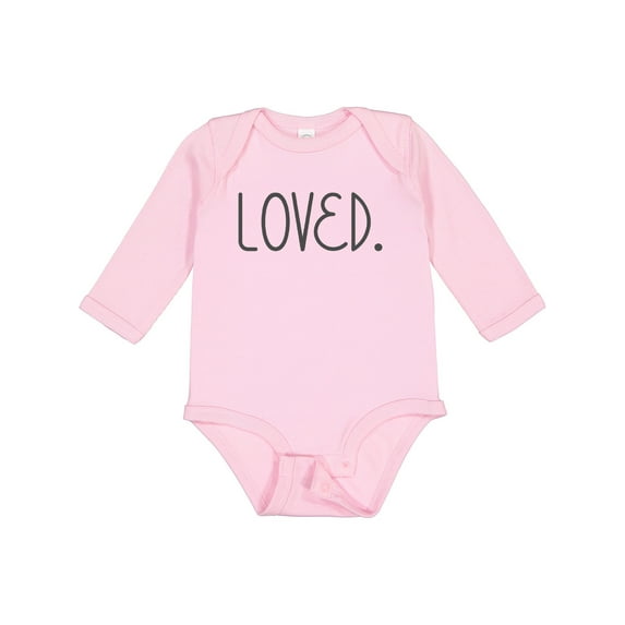 Inktastic Loved Boys or Girls Long Sleeve Baby Bodysuit