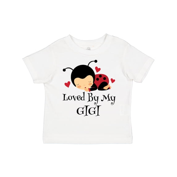 Inktastic Loved By My Gigi ladybug Boys or Girls Toddler T-Shirt