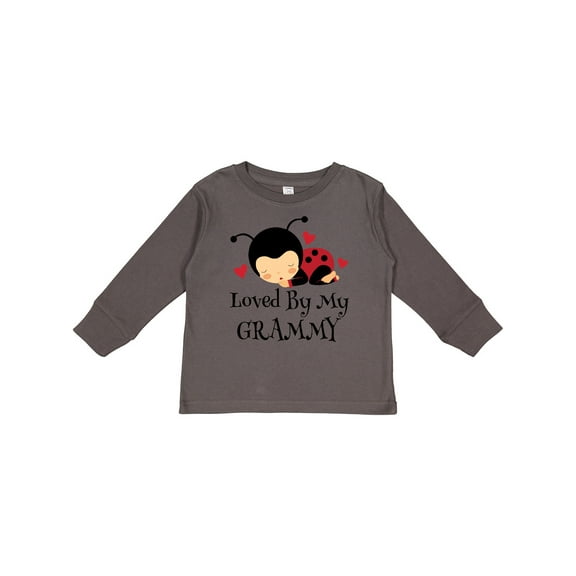 Inktastic Loved By My Grammy Boys or Girls Long Sleeve Toddler T-Shirt