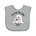 thumbnail image 1 of Inktastic Loved By My TiTi Bunny Rabbit Boys or Girls Baby Bib, 1 of 4