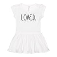 thumbnail image 1 of Inktastic Loved Girls Toddler Dress, 1 of 5