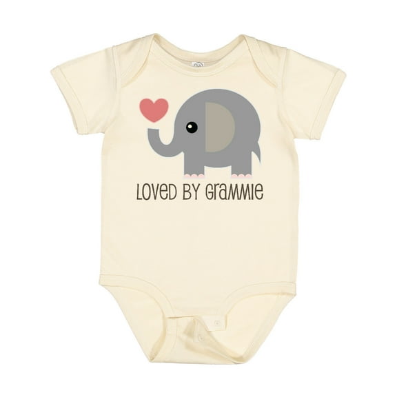 Inktastic Loved by Grammie Boys or Girls Baby Bodysuit