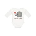 thumbnail image 1 of Inktastic Loved by Grammy Boys or Girls Long Sleeve Baby Bodysuit, 1 of 5