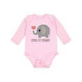 thumbnail image 1 of Inktastic Loved by Grammy Boys or Girls Long Sleeve Baby Bodysuit, 1 of 5