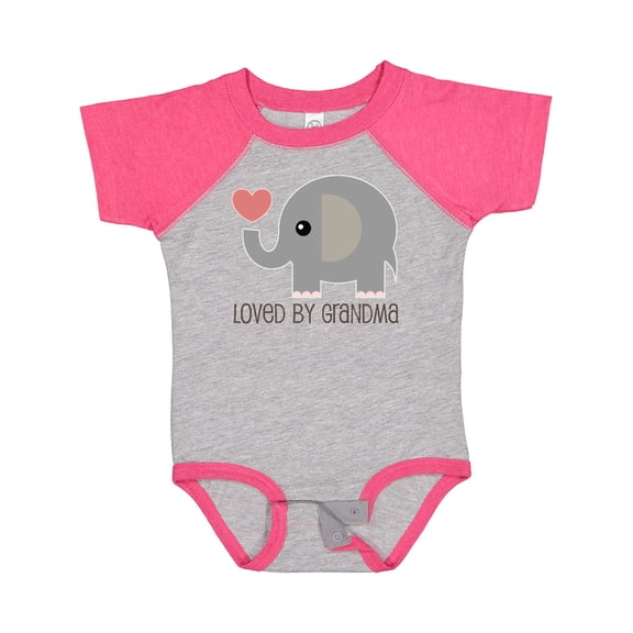 Inktastic Loved by Grandma Cute Grandchild Boys or Girls Baby Bodysuit