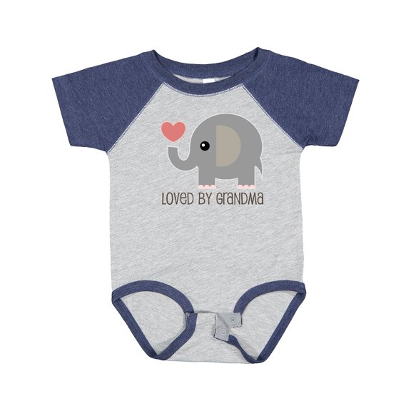 Inktastic Loved by Grandma Cute Grandchild Boys or Girls Baby Bodysuit