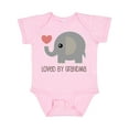 thumbnail image 1 of Inktastic Loved by Grandma Cute Grandchild Boys or Girls Baby Bodysuit, 1 of 5