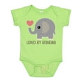 thumbnail image 1 of Inktastic Loved by Grandma Cute Grandchild Boys or Girls Baby Bodysuit, 1 of 5