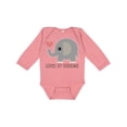 thumbnail image 1 of Inktastic Loved by Grandma Cute Grandchild Boys or Girls Long Sleeve Baby Bodysuit, 1 of 5