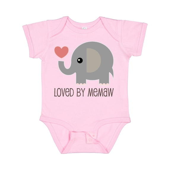Inktastic Loved by Memaw Grandchild Boys or Girls Baby Bodysuit