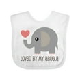 thumbnail image 1 of Inktastic Loved by My Abuela Grandchild Boys or Girls Baby Bib, 1 of 4