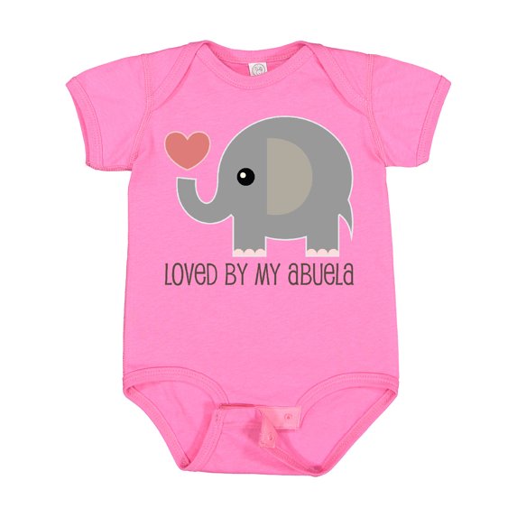 Inktastic Loved by My Abuela Grandchild Boys or Girls Baby Bodysuit
