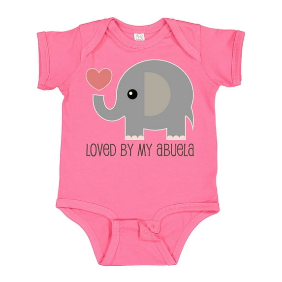 Inktastic Loved by My Abuela Grandchild Boys or Girls Baby Bodysuit