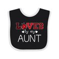 thumbnail image 1 of Inktastic Loved by My Aunt Cute Ladybug Boys or Girls Baby Bib, 1 of 4