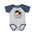 thumbnail image 1 of Inktastic Loved by My Auntie Ladybug Boys or Girls Baby Bodysuit, 1 of 5