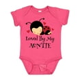 thumbnail image 1 of Inktastic Loved by My Auntie Ladybug Boys or Girls Baby Bodysuit, 1 of 5