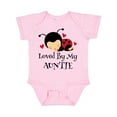 thumbnail image 1 of Inktastic Loved by My Auntie Ladybug Boys or Girls Baby Bodysuit, 1 of 5