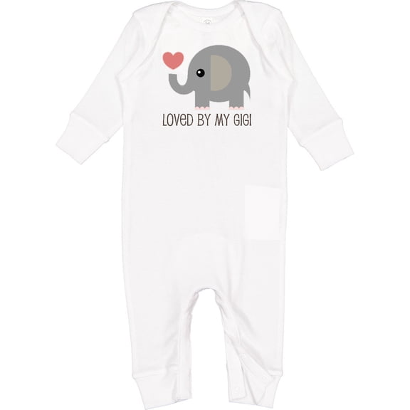 Inktastic Loved by My Gigi Grandma Baby Romper Coveralls