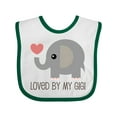 thumbnail image 1 of Inktastic Loved by My Gigi Grandma Boys or Girls Baby Bib, 1 of 4