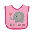 thumbnail image 1 of Inktastic Loved by My Gigi Grandma Boys or Girls Baby Bib, 1 of 4