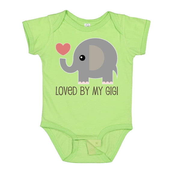 Inktastic Loved by My Gigi Grandma Boys or Girls Baby Bodysuit