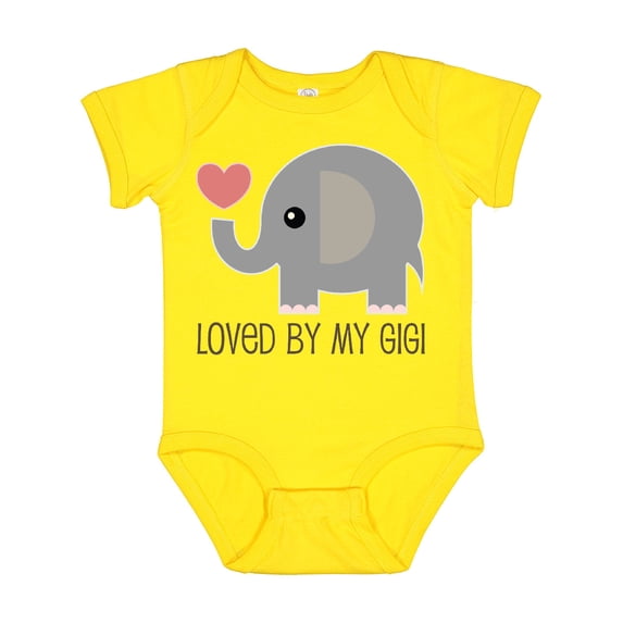 Inktastic Loved by My Gigi Grandma Boys or Girls Baby Bodysuit