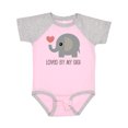 thumbnail image 1 of Inktastic Loved by My Gigi Grandma Gift Baby Boy or Baby Girl Bodysuit, 1 of 4