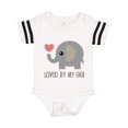 thumbnail image 1 of Inktastic Loved by My Gigi Grandma Gift Baby Boy or Baby Girl Bodysuit, 1 of 4
