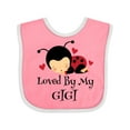 thumbnail image 1 of Inktastic Loved by My Gigi Ladybug Boys or Girls Baby Bib, 1 of 4